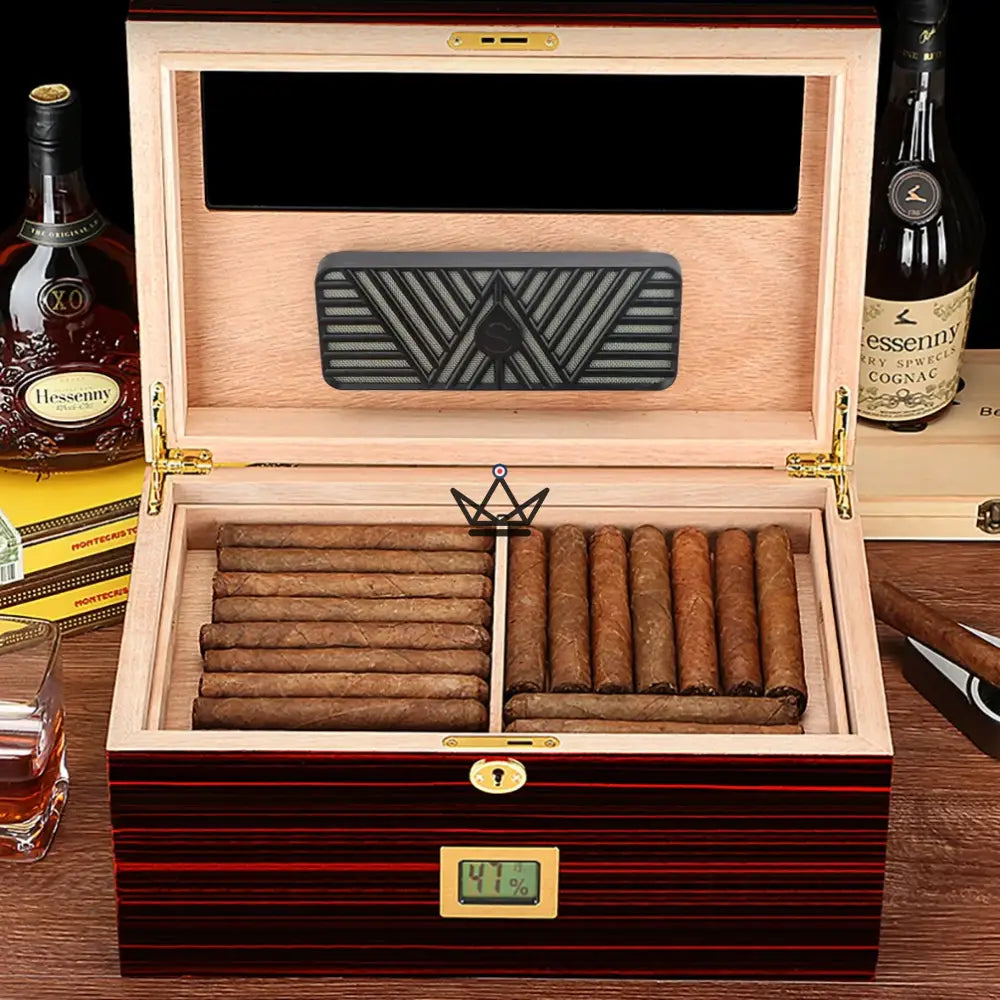 Humidor Magnetizado OASIS S100 — 13 × 5 cm, Alta Calidad | Humidor de cigarros Humidor Magnetizado OASIS S100 — 13 × 5 cm, Alta Calidad | Humidor de cigarros