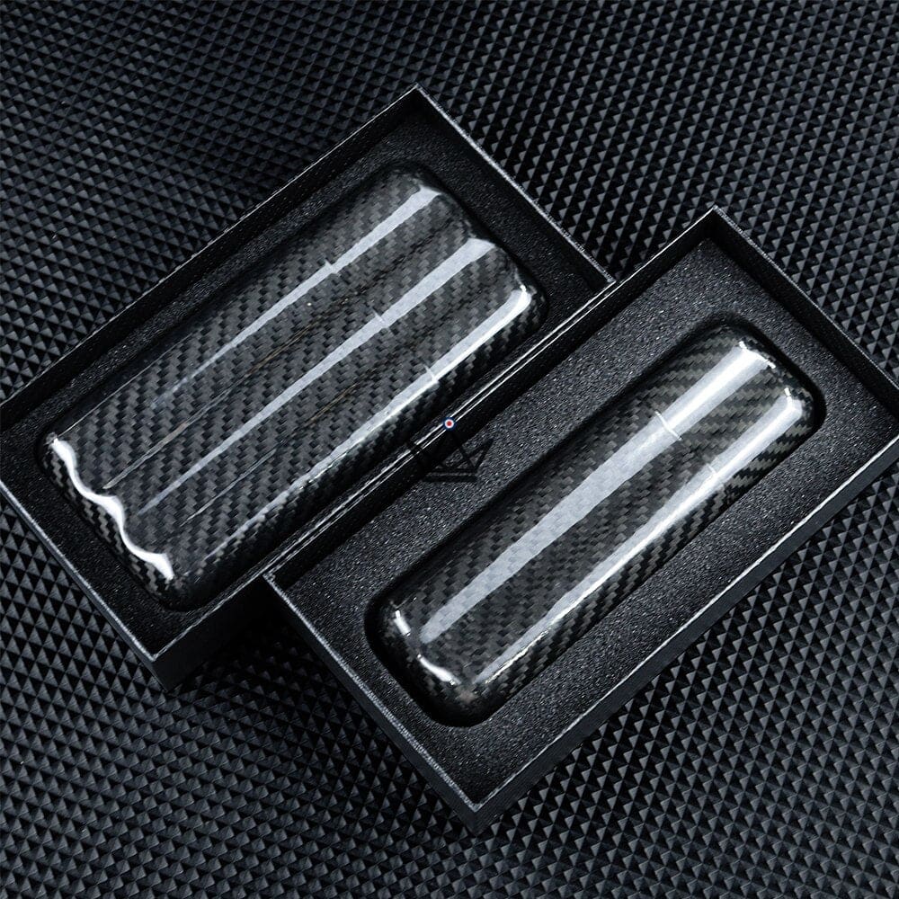 CARBON Cigar Case — carbon fiber, 2 or 3 cigars, 60 ring gauge max — view 7
