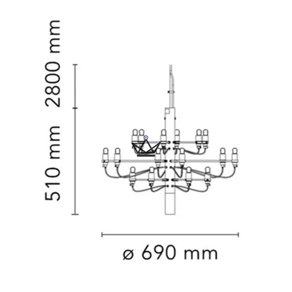 Chandelier Ceiling Light - Stellar Orion - vista 28
