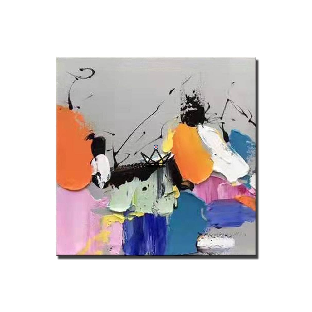 Oil painting on XXL canvas - Chromatic Fusion — view 10