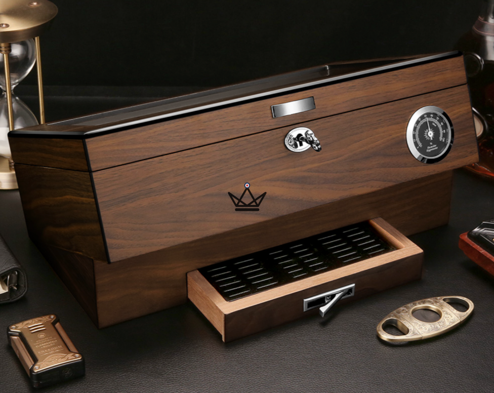 Humidor KHEOPS Century lackiert Zeder 80 Zigarren | Atelier Atypique – Ansicht 2