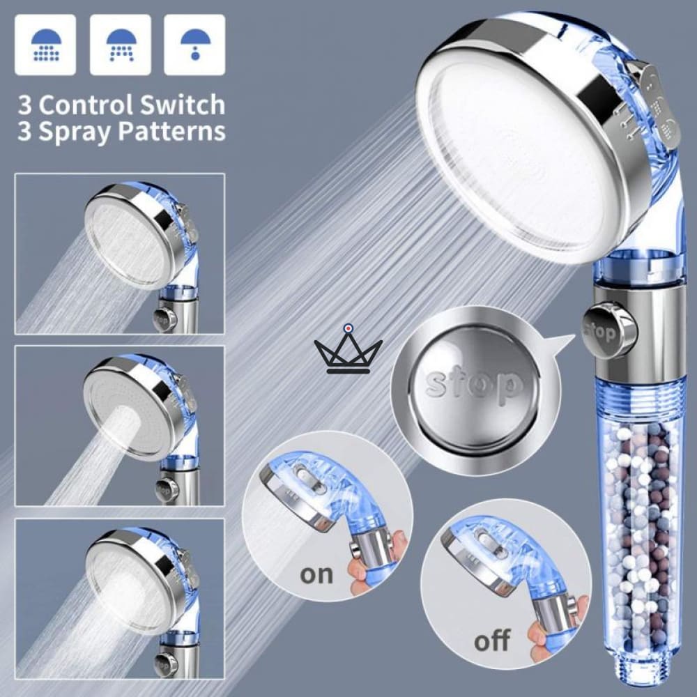 EcoSpa Triple Action Hand Shower - Premium - vista 1