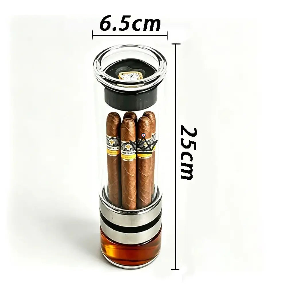 Borosilicate Glass Cigar Infuser 3-5 Cigars - INFUSIO CALICE — view 4