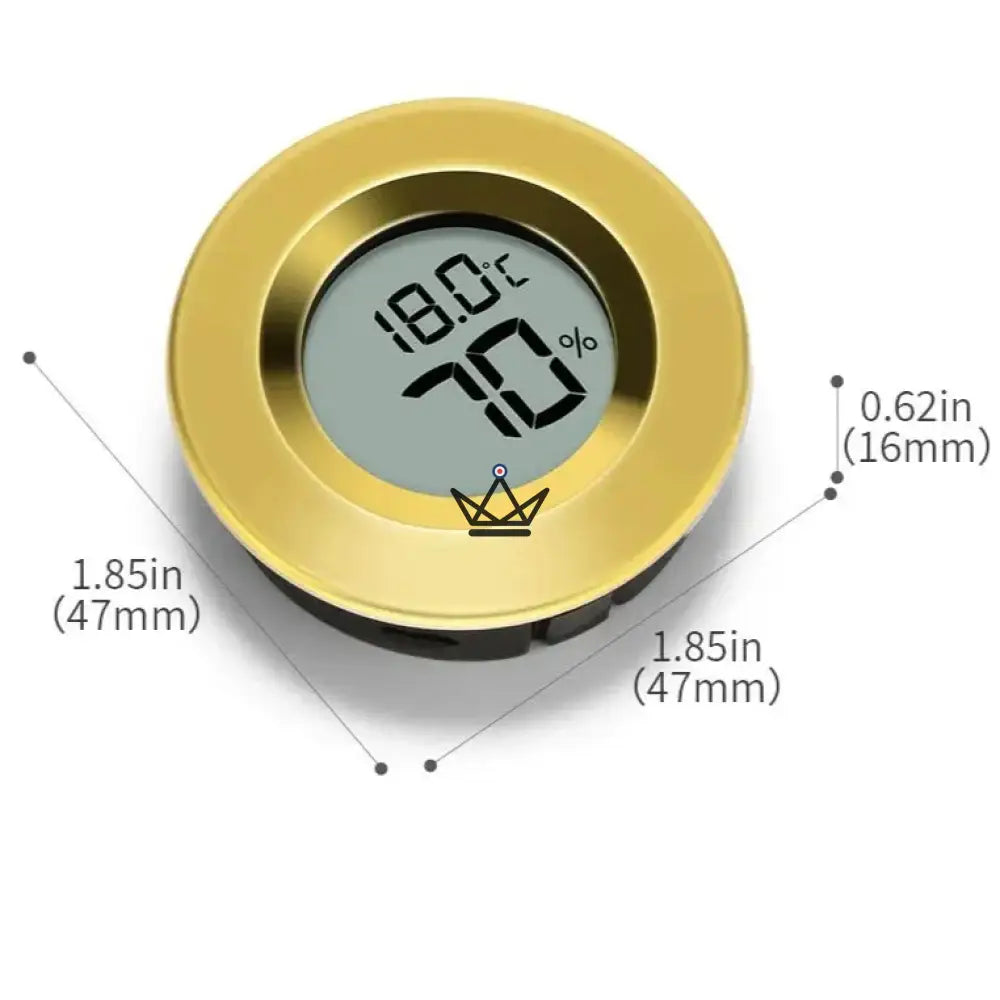 ELITEGUARD Elektronisches Zigarren-Hygrometer – LCD, Hygrometer & Thermometer | Zigarrenhumidor – Ansicht 10