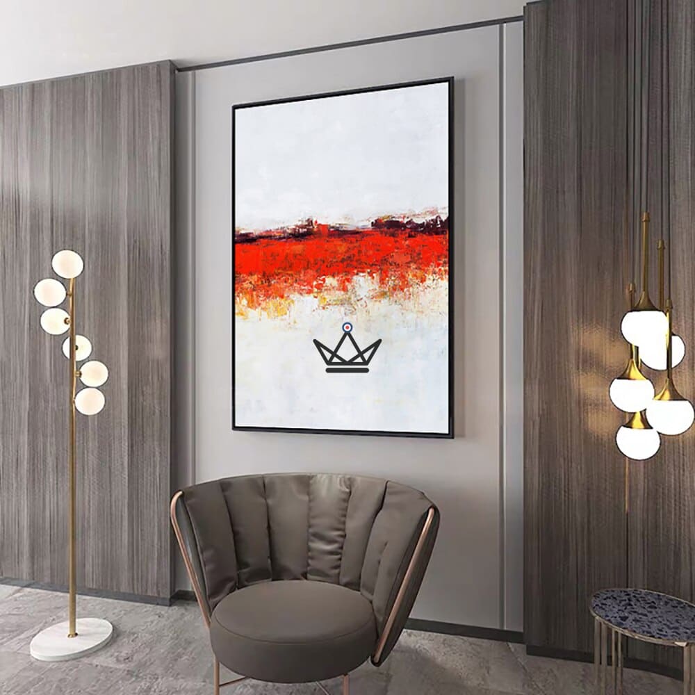 XXL pintura al óleo sobre lienzo - Scarlet Energy - vista 3