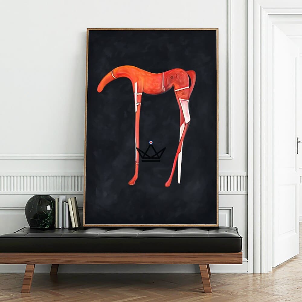 XXL oil painting on canvas - Animal Balance — view 3