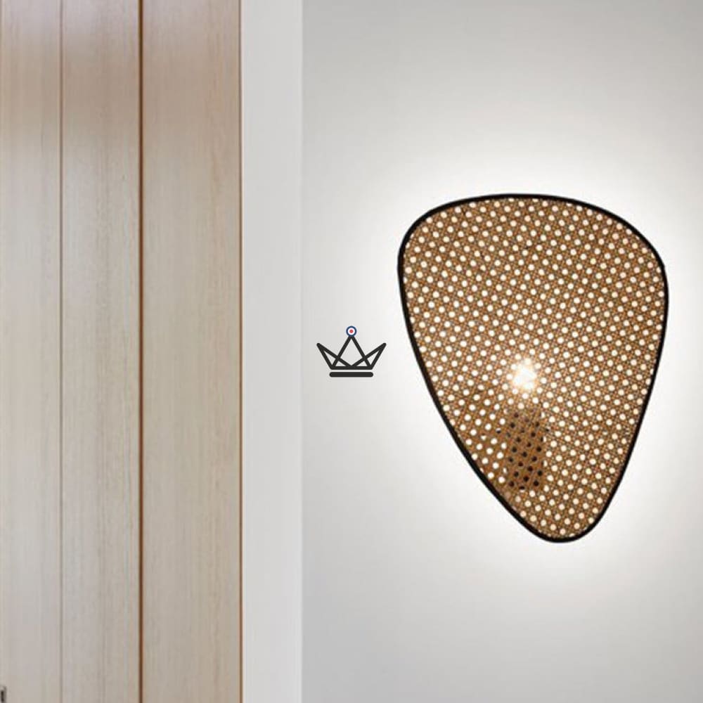 Chandelier suspension Lighting - Screen Rattan — Wall lamp - 33 cm