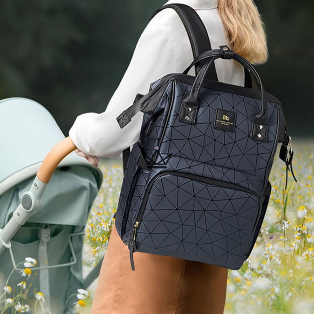 Umstandsrucksack / Wickeltasche - GEOMETRIX – Ansicht 8
