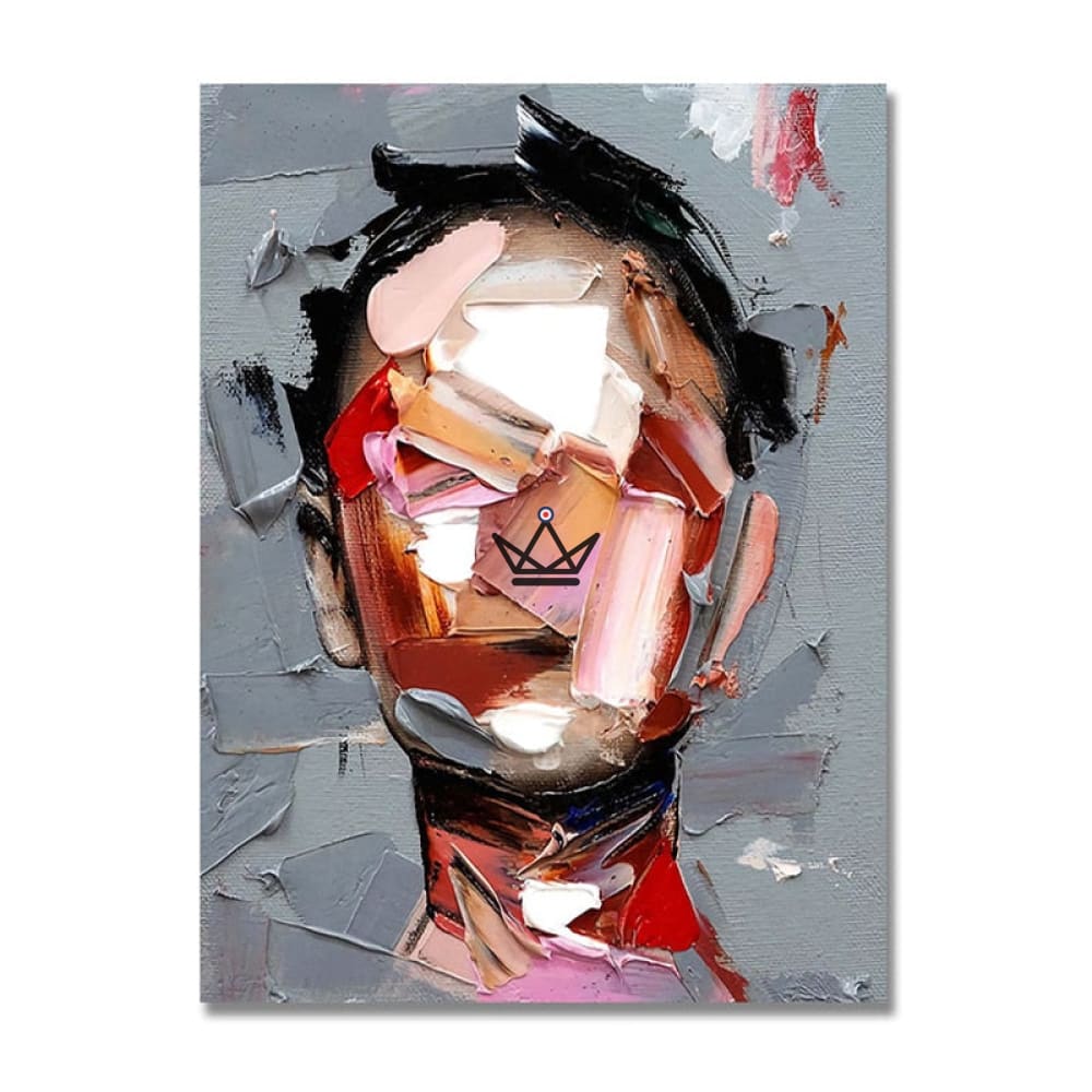 XXL oil painting on canvas - Depth of soul — A / 50cmx75cm