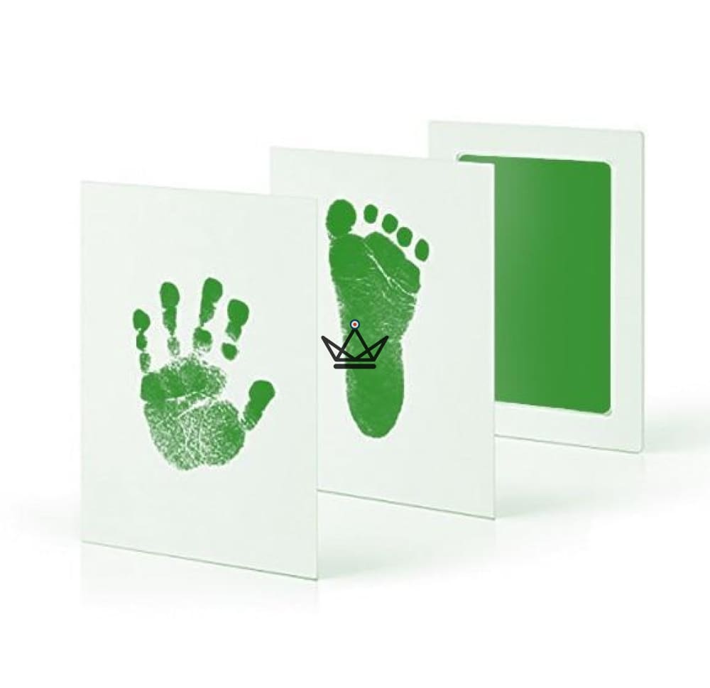 BABY PRINT - Baby Hand and Foot Print Kit — Green