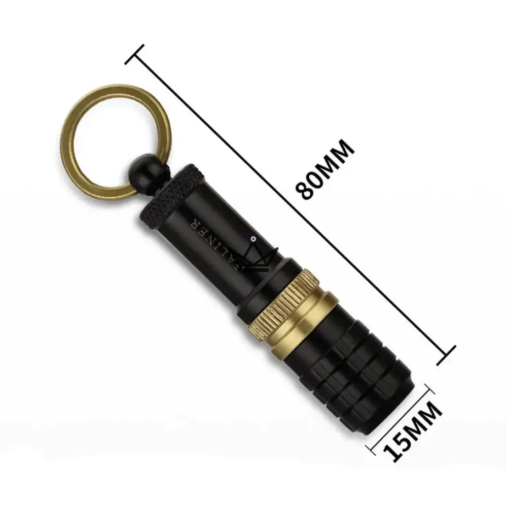 Zigarrenlocher PRESTIGE ELEGANZ — Edelstahl, 9 mm Stanzung, Zigarrenhalter & Schlüsselanhänger | Zeitloses Schwarz oder Klassisches Gold – Ansicht 9