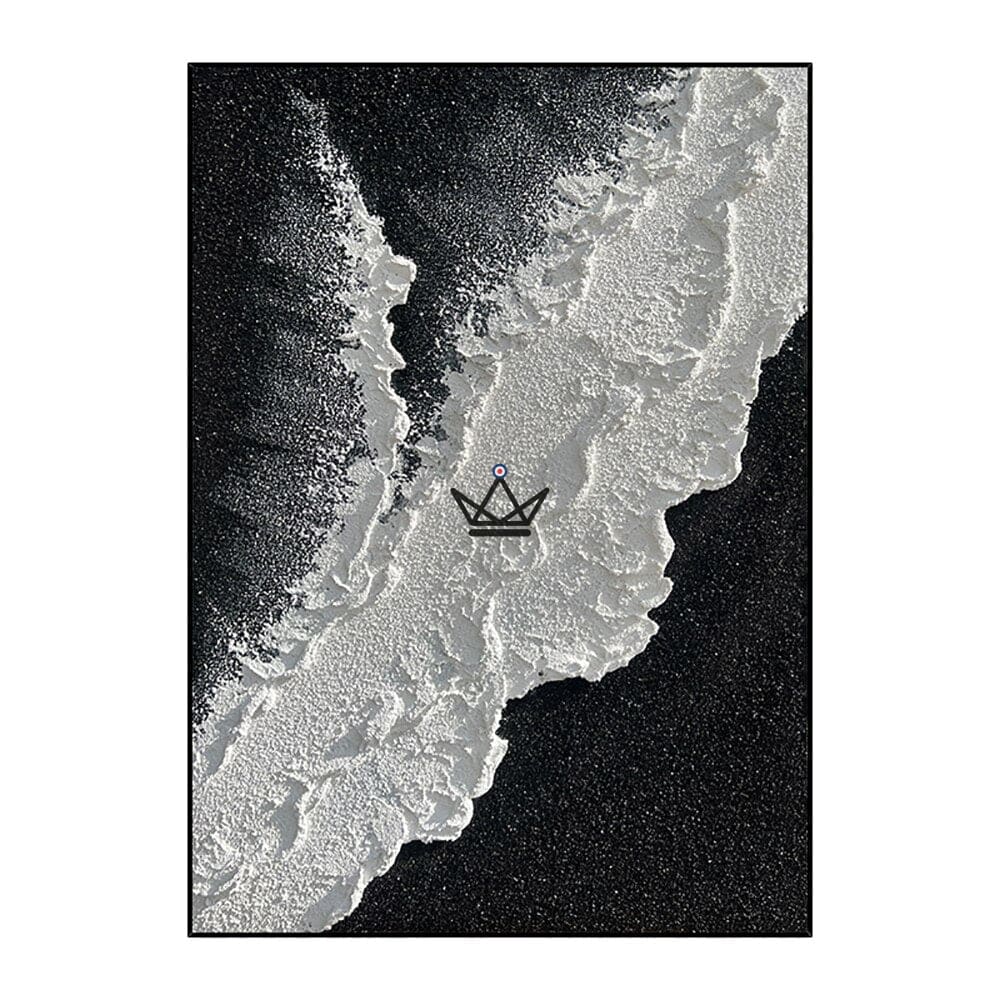 XXL oil painting on canvas - Undulating abstraction — view 11
