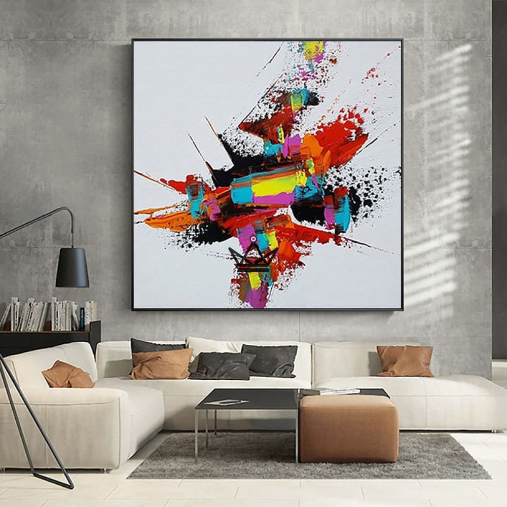 Ölgemälde auf XXL-Leinwand - Chromatic Fusion – Ansicht 2