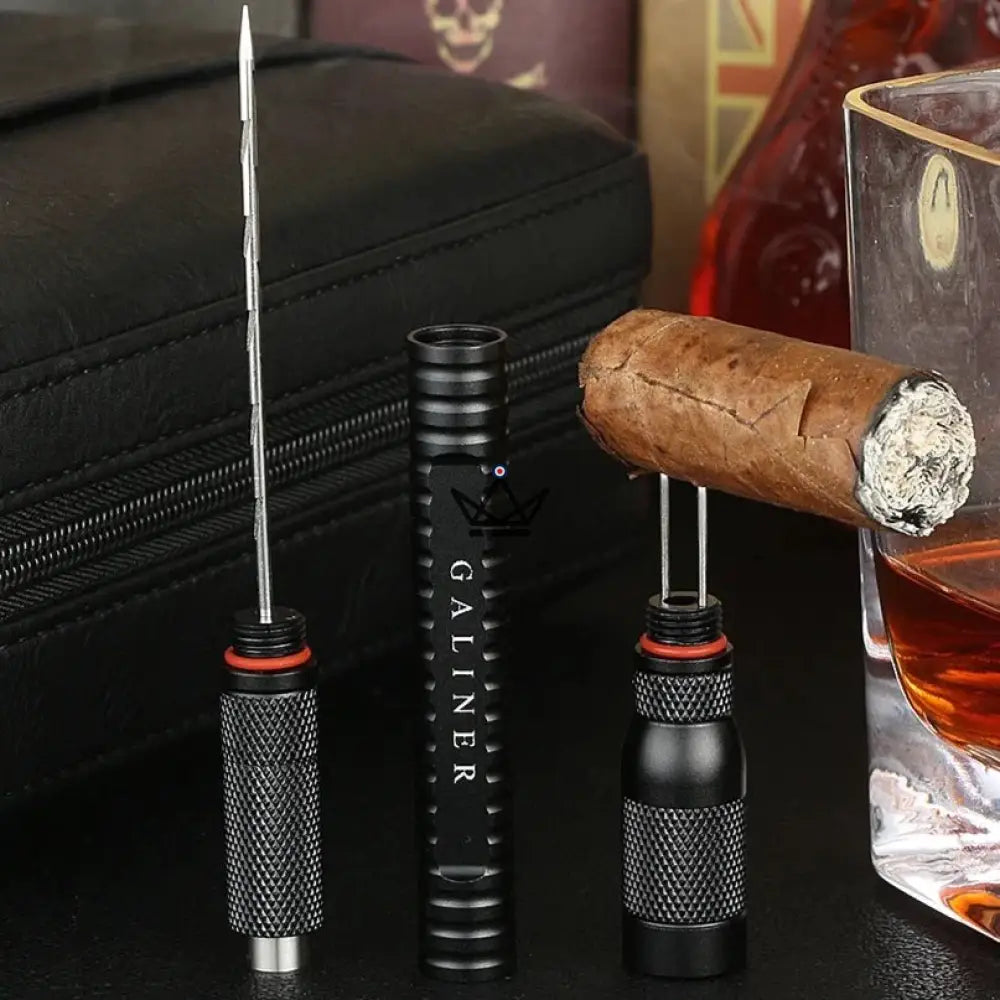 Humidor de viaje de cuero - Estilo del espectro - vista 14