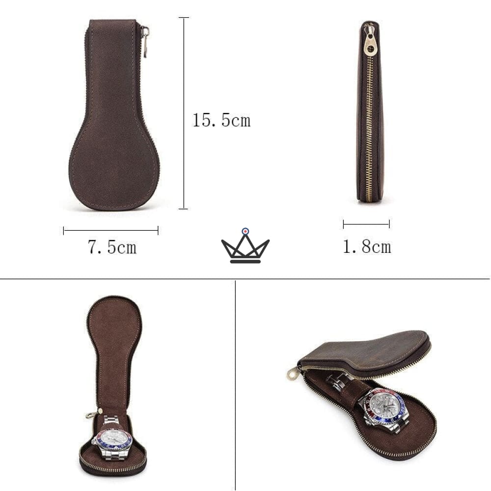 Customizable pouch for luxury watches - Voyageur Monteguardia Unum — view 5