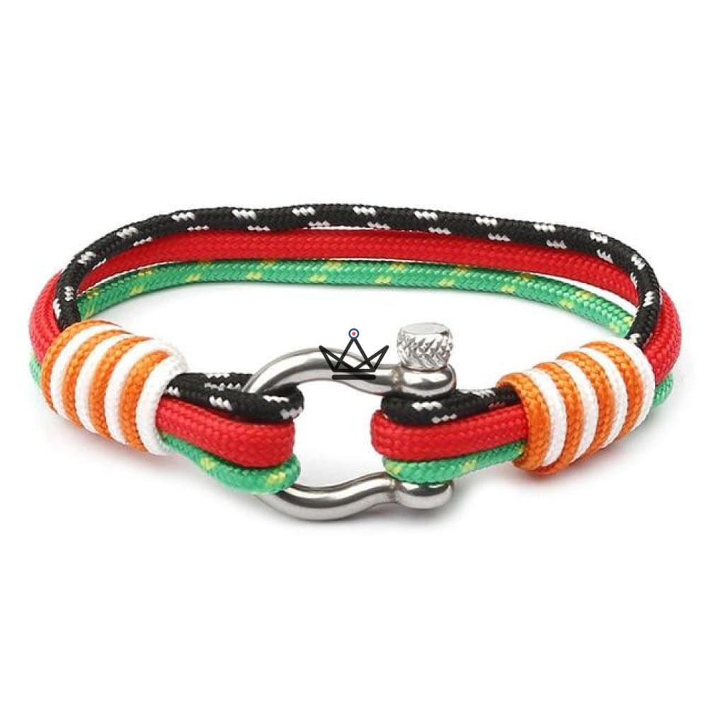 Neptun-Armband – Anker versilbert & Tau – 19 Farben – Ansicht 9