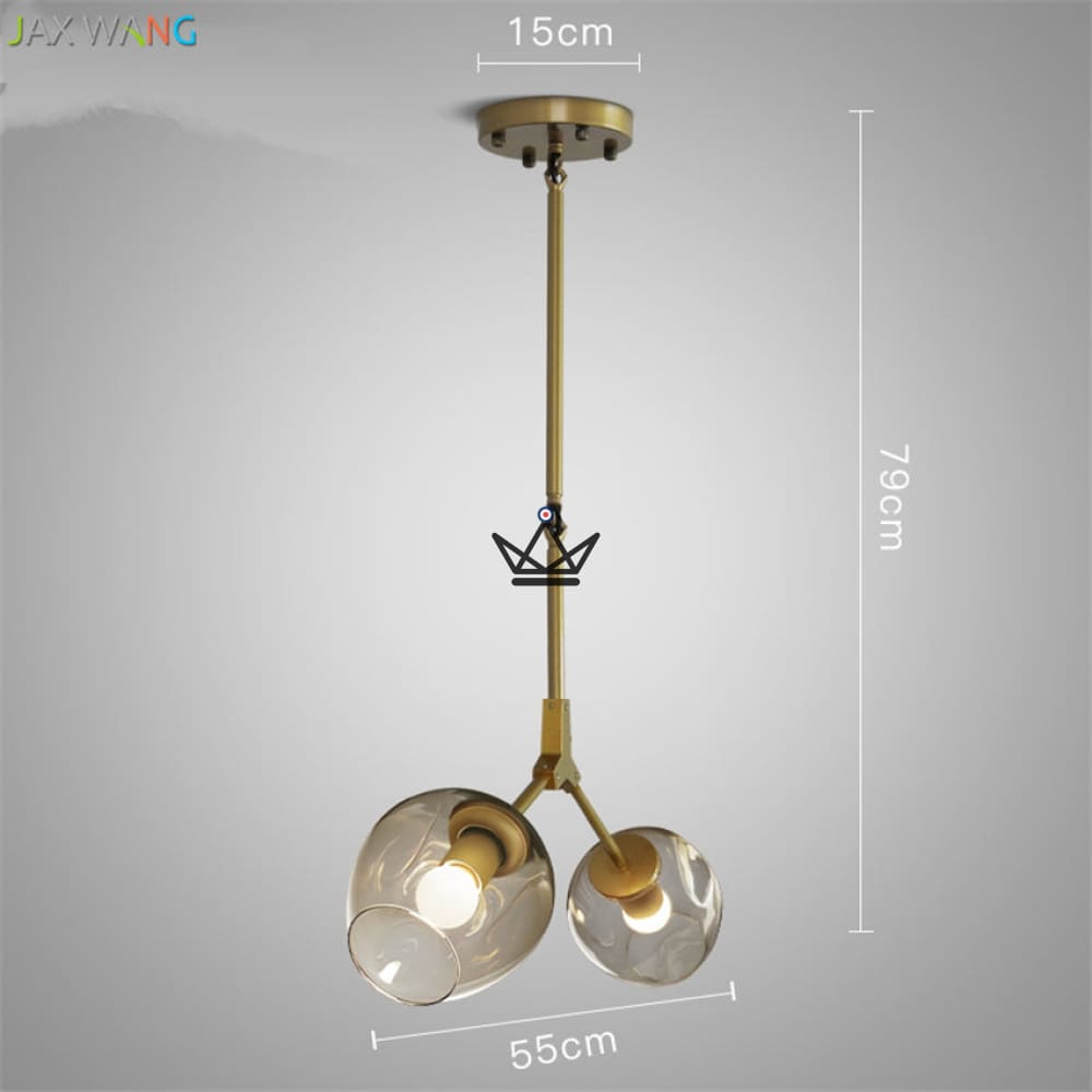 Industrial pendant lamp - Branching Bubble Solo — view 5