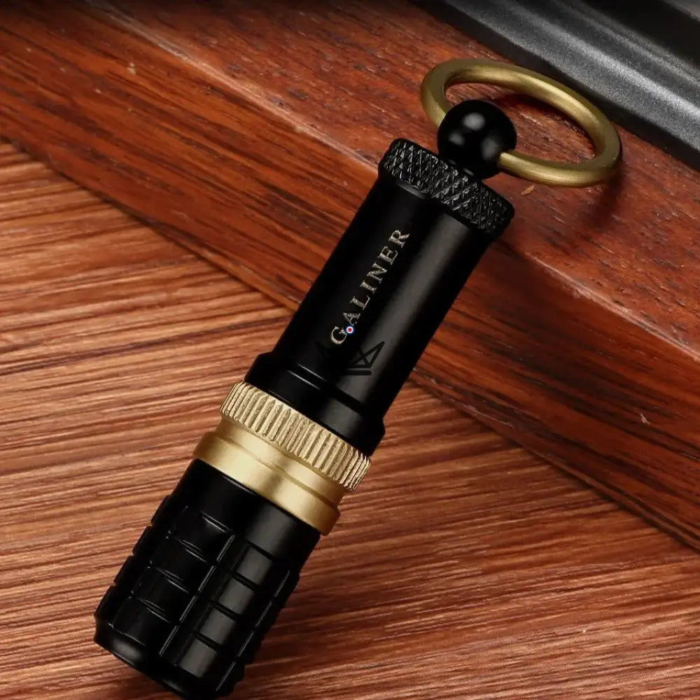 PRESTIGE ELEGANCE Cigar Punch — Stainless Steel, 9 mm Punch, Cigar Holder & Keychain | Timeless Black or Classic Gold — view 6