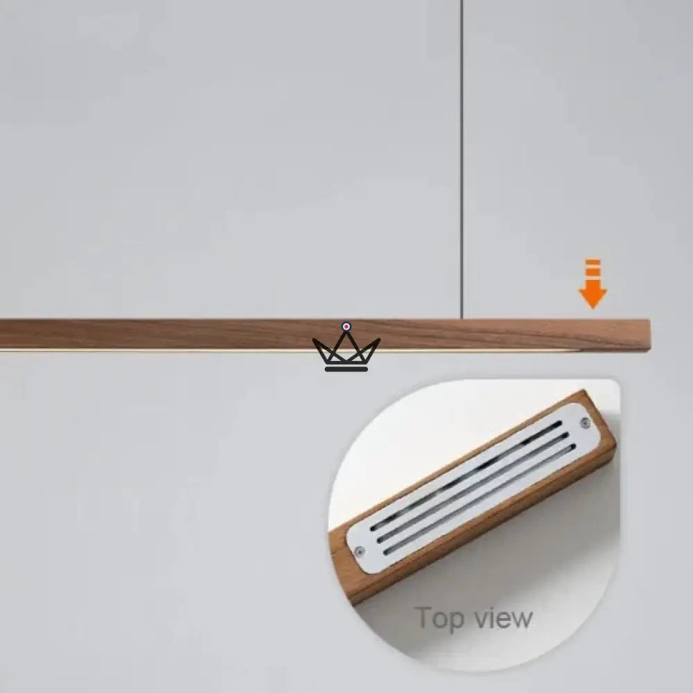 LED-Hängelampe aus Massivholz - Rhythm Nordic – Ansicht 2