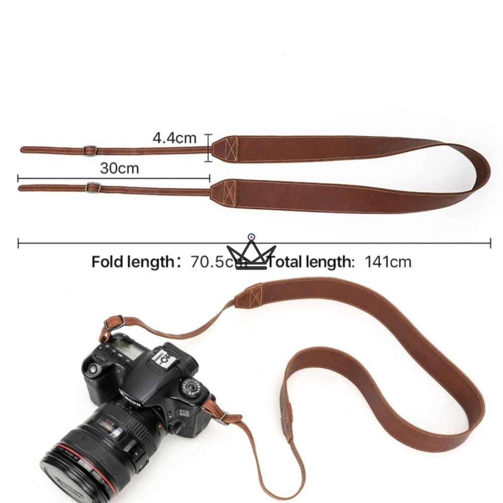 Customizable Leather Camera Strap - Voyageur Nomade — view 8