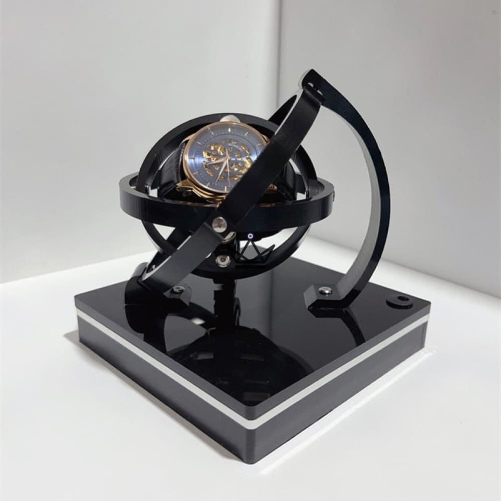 Enrollador automático de relojes GYROSCOPICA: rotación giroscópica de 360°, 3 h/9 h, hombres y mujeres Enrollador automático de relojes GYROSCOPICA: rotación giroscópica de 360°, 3 h/9 h, hombres y mujeres