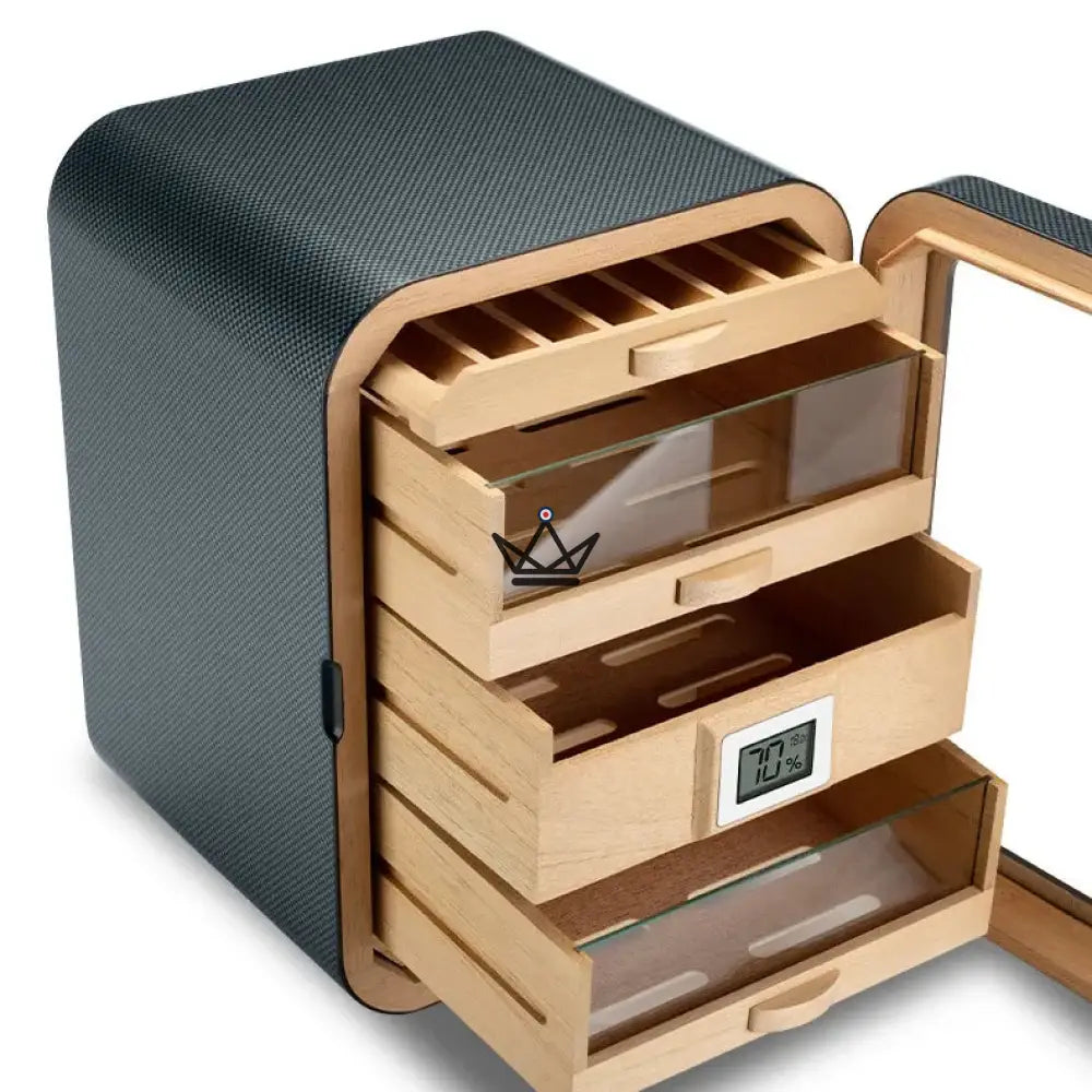 EAMES Edition Humidor — 110 Cigars, Cedar, Hygrometer | Classic & Visionary — view 12