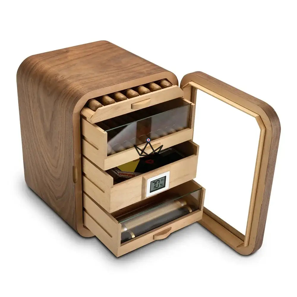 Zigarrenhumidor EAMES Edition — 110 Zigarren, Zeder, Hygrometer | Klassisch & Visionär – Ansicht 16