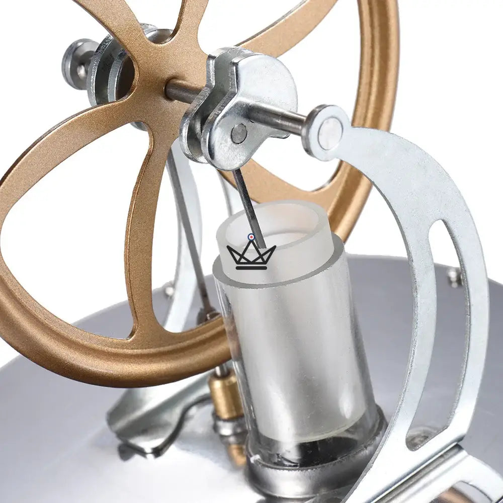 Stirlingmotor für niedrige Temperaturen – DIY-Bausatz ALDABERT – Ansicht 3
