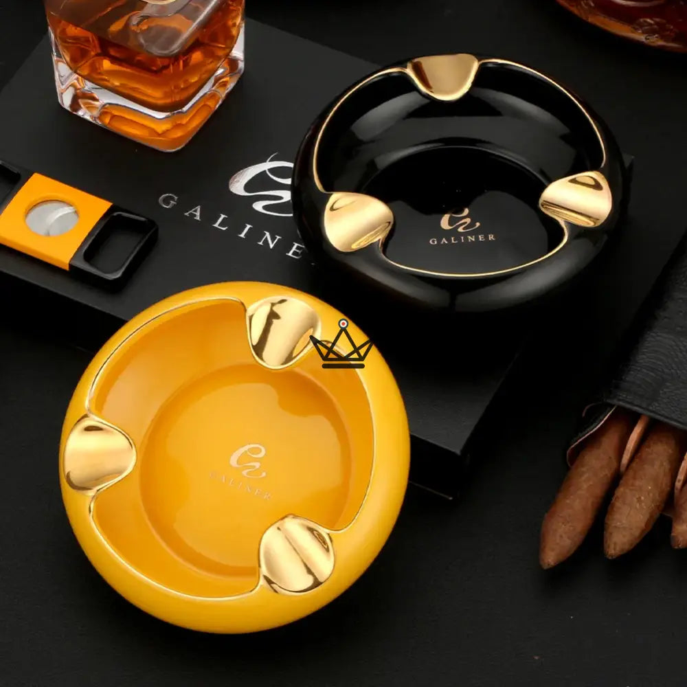 Cerámica de cigarro Ashtray - Elegancia Smoky Cerámica de cigarro Ashtray - Elegancia Smoky