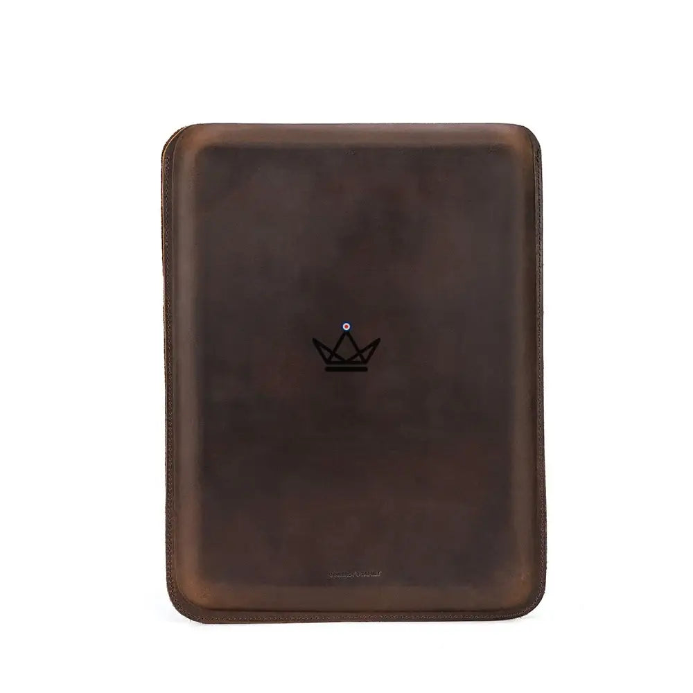 Personalisierbare Macbook-Hülle aus Leder 13"-14" - Voyageur SKIN – Ansicht 12