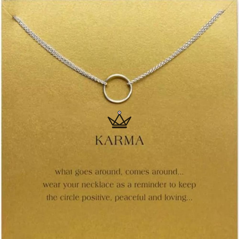 Collar - KARMA — Plata