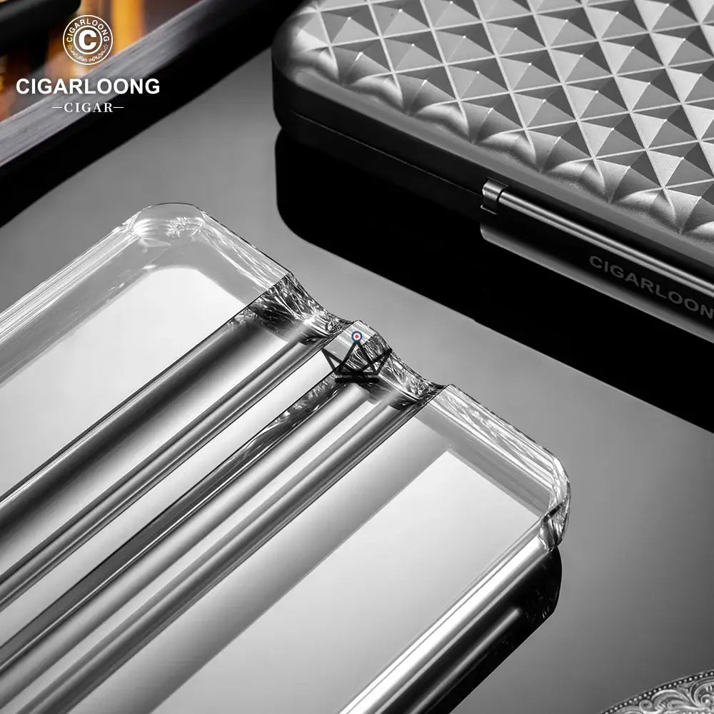 Zigarrenaschenbecher aus Klarglas – Crystal Duo – Ansicht 5