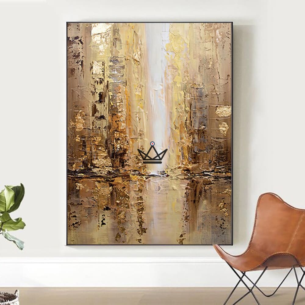 Pintura al óleo sobre lienzo XXL - Reflexiones urbanas Pintura al óleo sobre lienzo XXL - Reflexiones urbanas