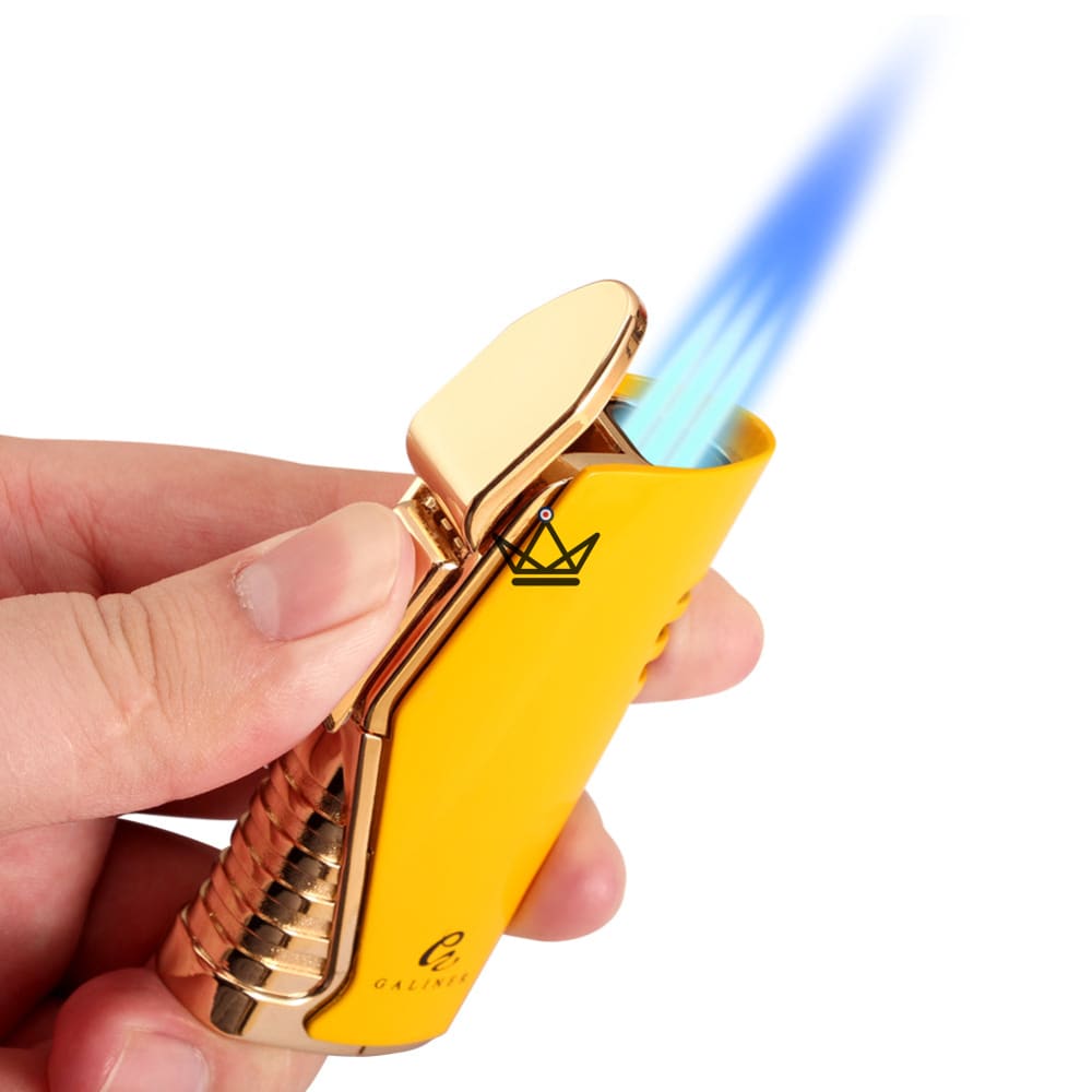 WAGNER Cigar Lighter — 3 Adjustable Jet Flames, 4 Colors | Elegant Cigar Gift Box — view 2