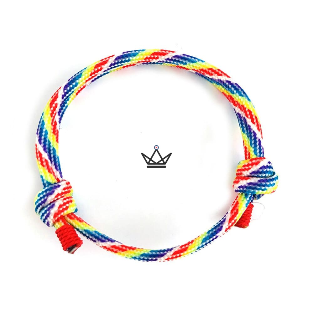 Armband NODUS – Geflochtenes Doppel-Knoten-Armband verstellbar – 12 Farben – Ansicht 11