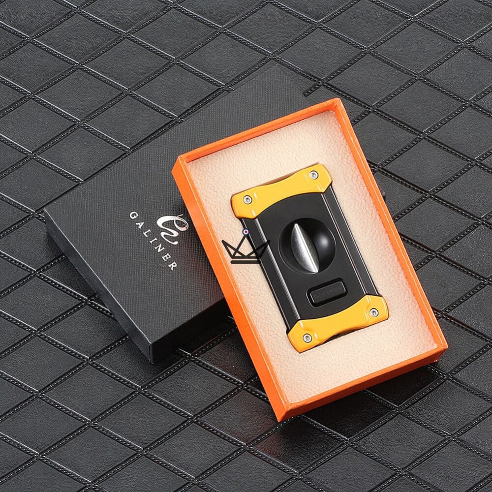 Luxuriant Cigar Cutter — V-Cut & Integrated Punch, Premium Alloy, 3 Colors | Cigar Gift Box Included — view 6