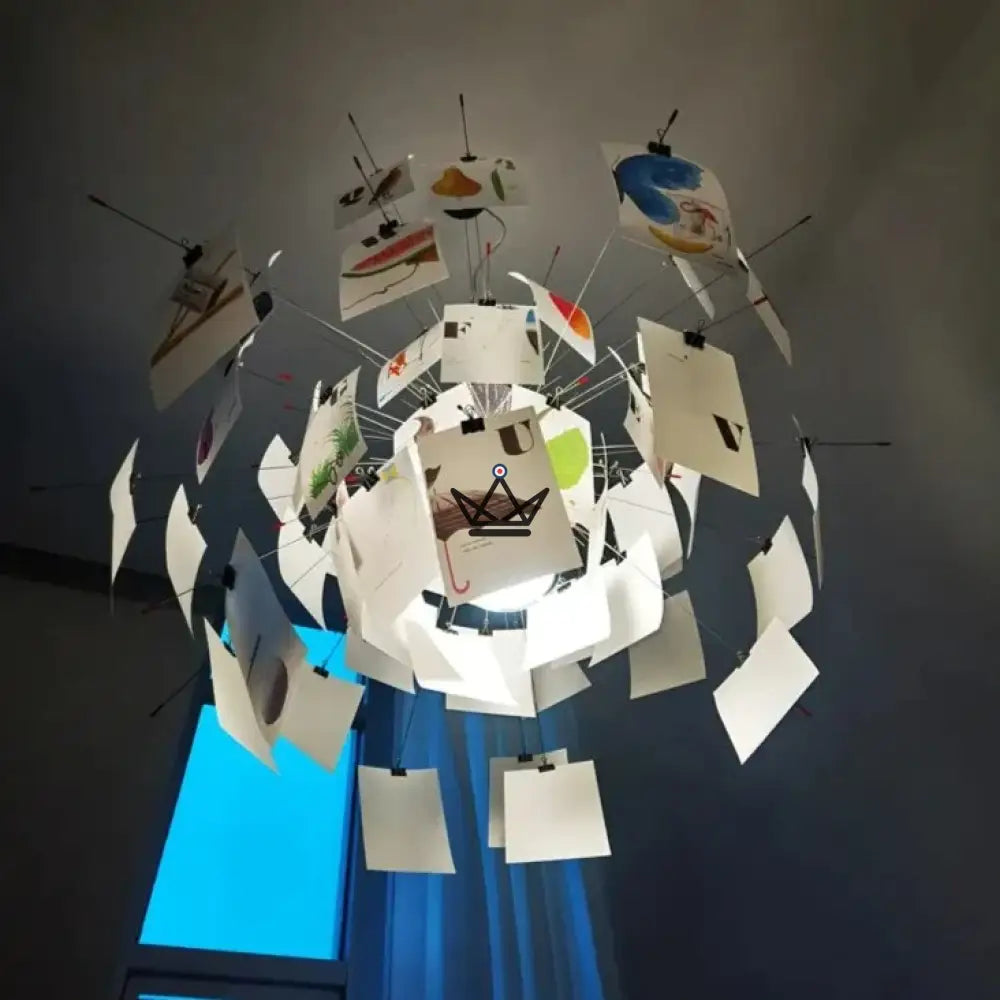 Chandelier suspension Lighting - Zettel Style Memosphere — view 5