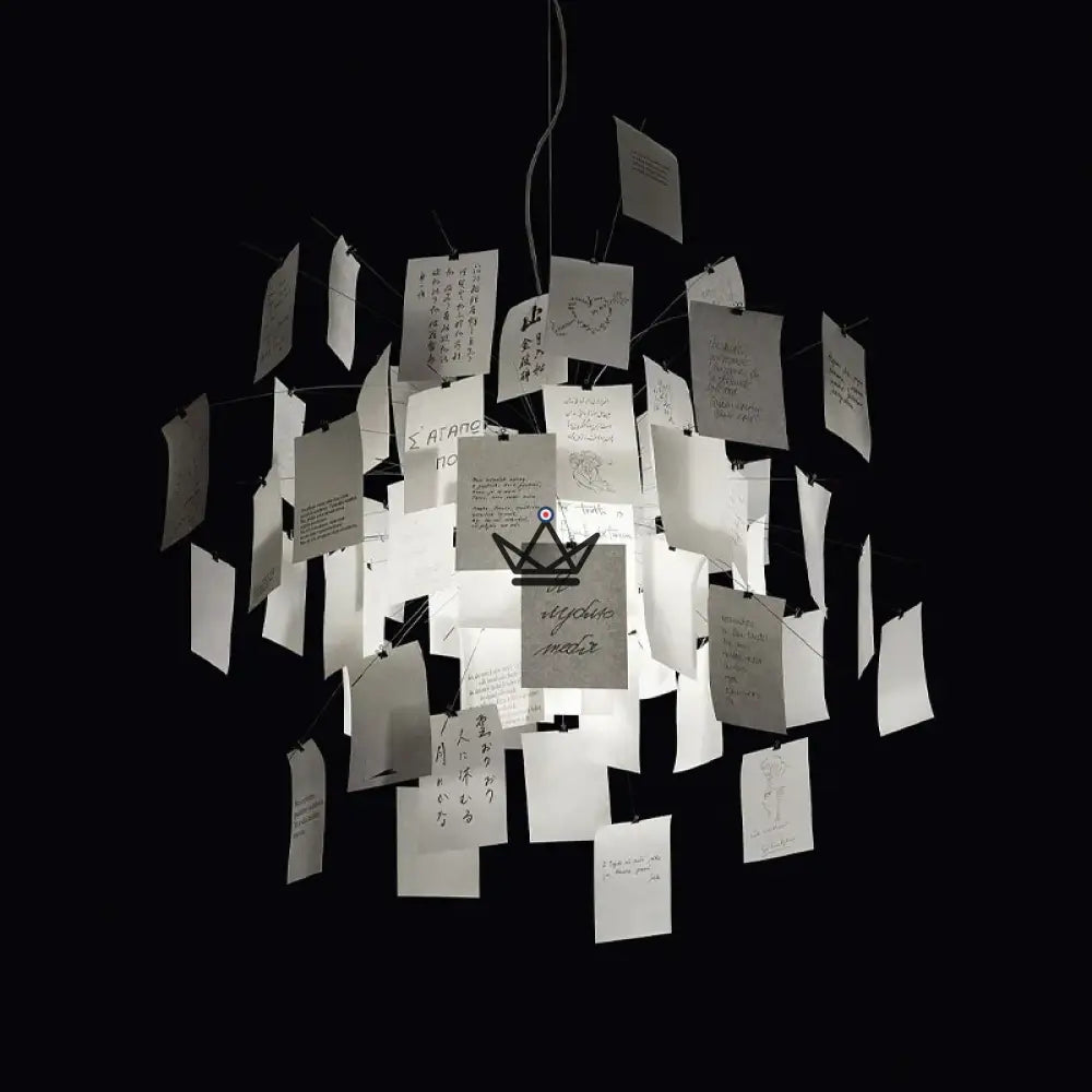 Chandelier suspension Lighting - Zettel Style Memosphere — view 16