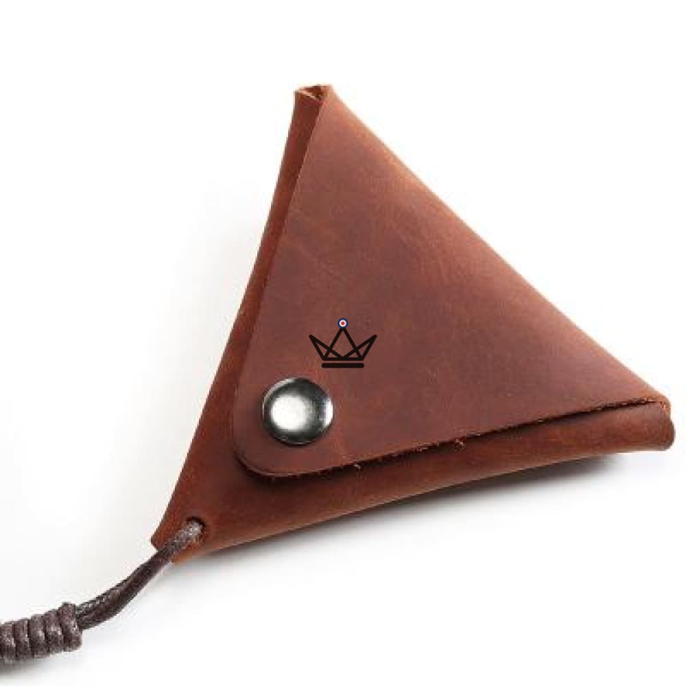 Bolso triángulo de cuero — vista 9