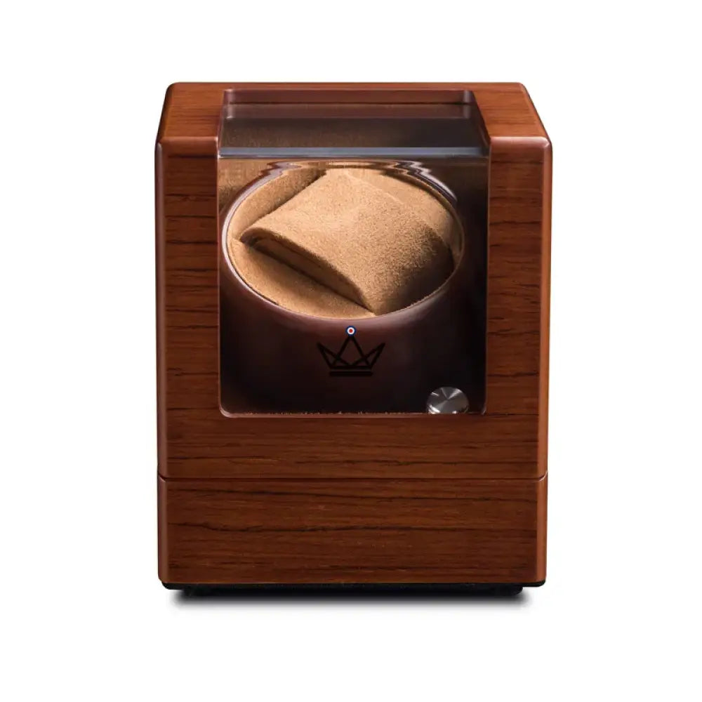 RUSTIC HERITAGE Automatic Watch Winder — Refined Wood, 3 Configurations, 5 Modes — view 8