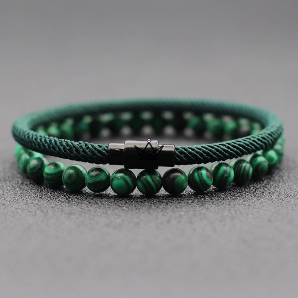 DUO ELEMENTARY STONE Paket - Kordelarmband & Onyx - 9 Farben – Ansicht 13