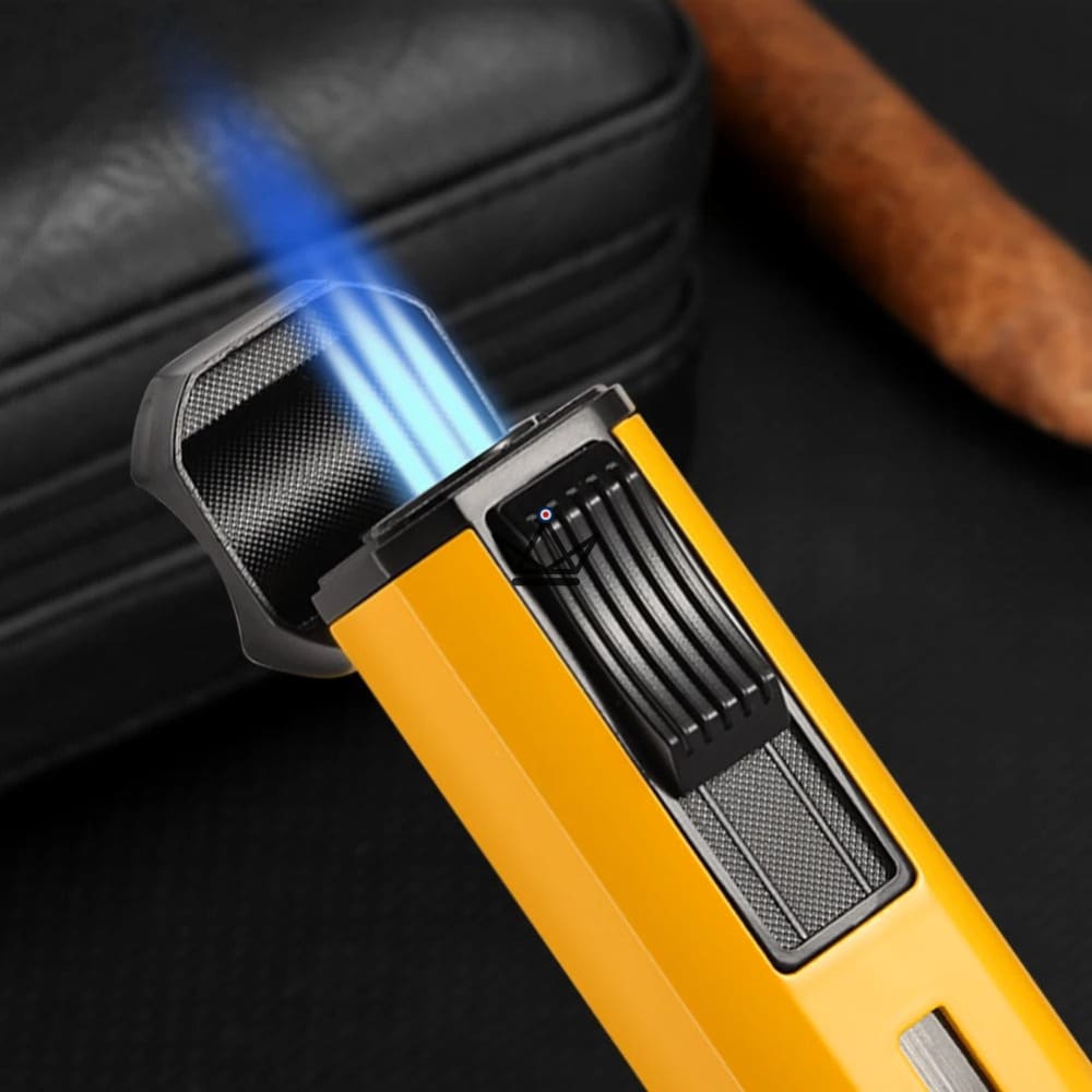 encendedor de llama jet TUBY RAW — 1 llama jet, perforador integrado | estuche de colección encendedor de llama jet TUBY RAW — 1 llama jet, perforador integrado | estuche de colección