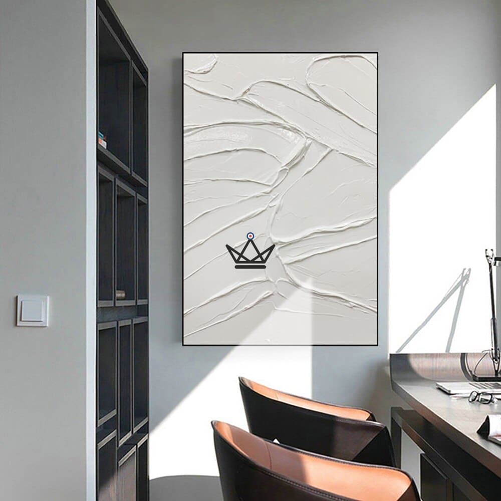 XXL-Ölgemälde auf Leinwand – Minimalistisches Strahlen – Ansicht 2