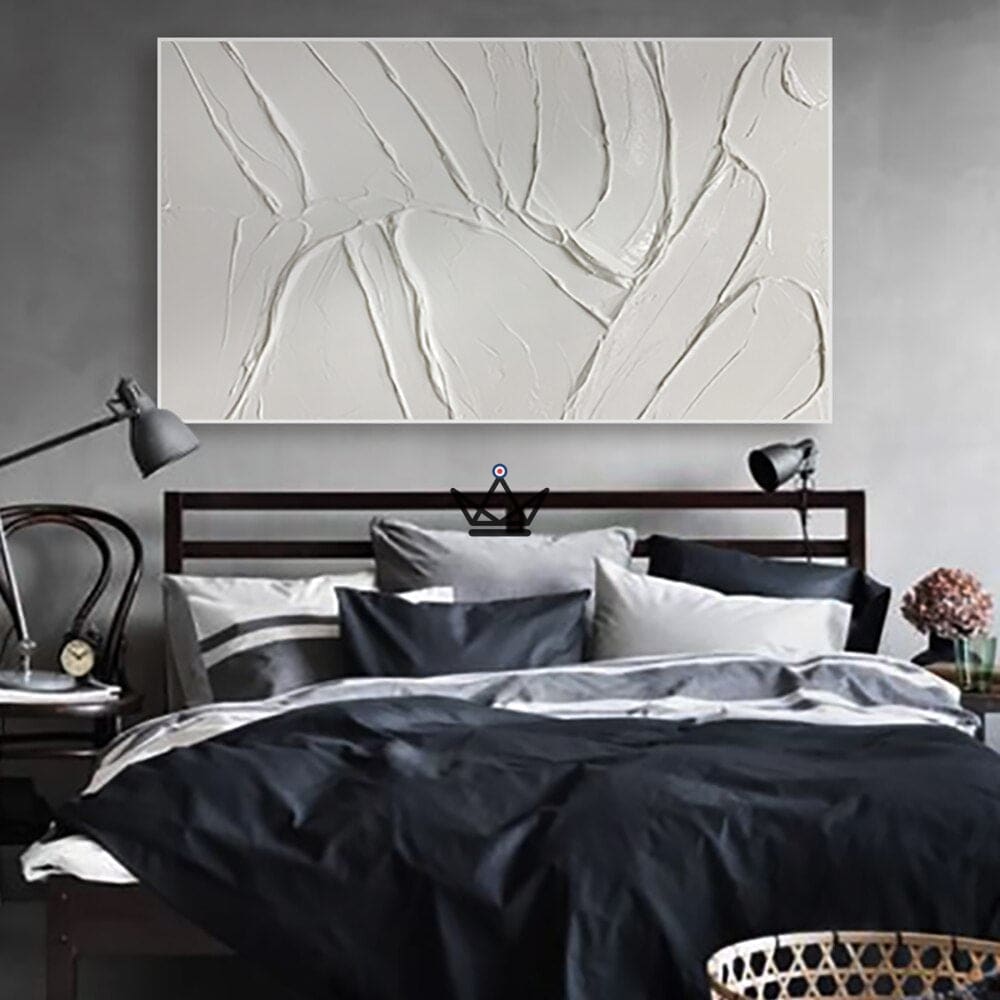 XXL-Ölgemälde auf Leinwand – Minimalistisches Strahlen – Ansicht 5