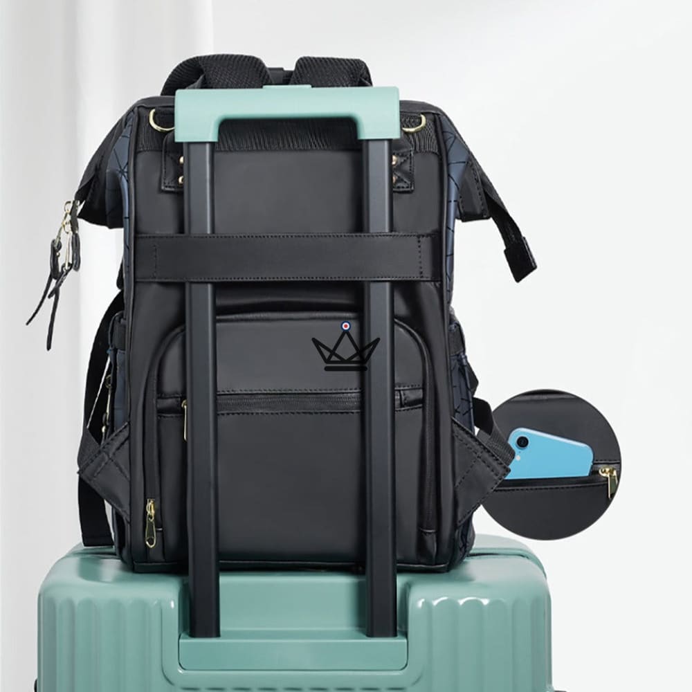 Umstandsrucksack / Wickeltasche - GEOMETRIX – Ansicht 12