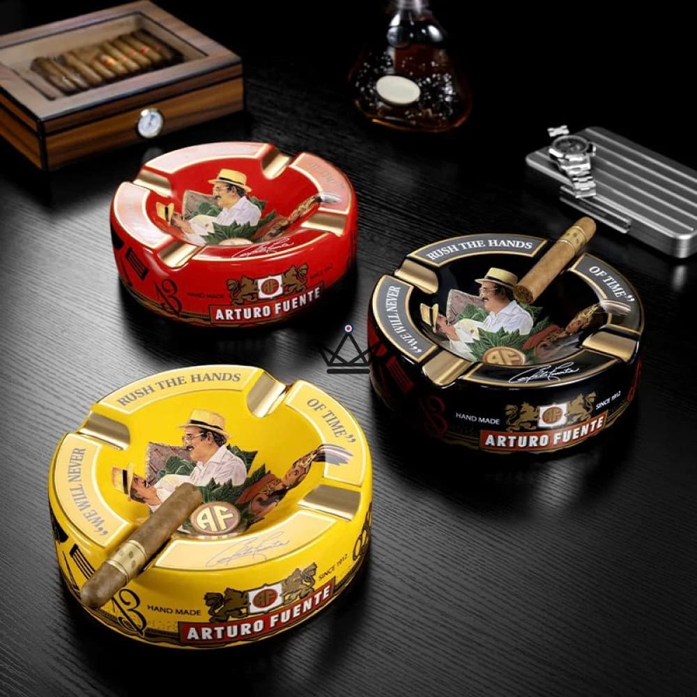 Arturo Fuente Cigar Ashtray - El Dorado Lux - Ruby Red