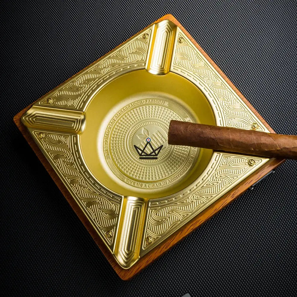 cenicero de cigarro - Pyras Luxe - Oro