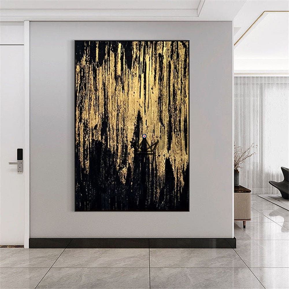 XXL pintura al óleo sobre lienzo - Nocturne Fusion