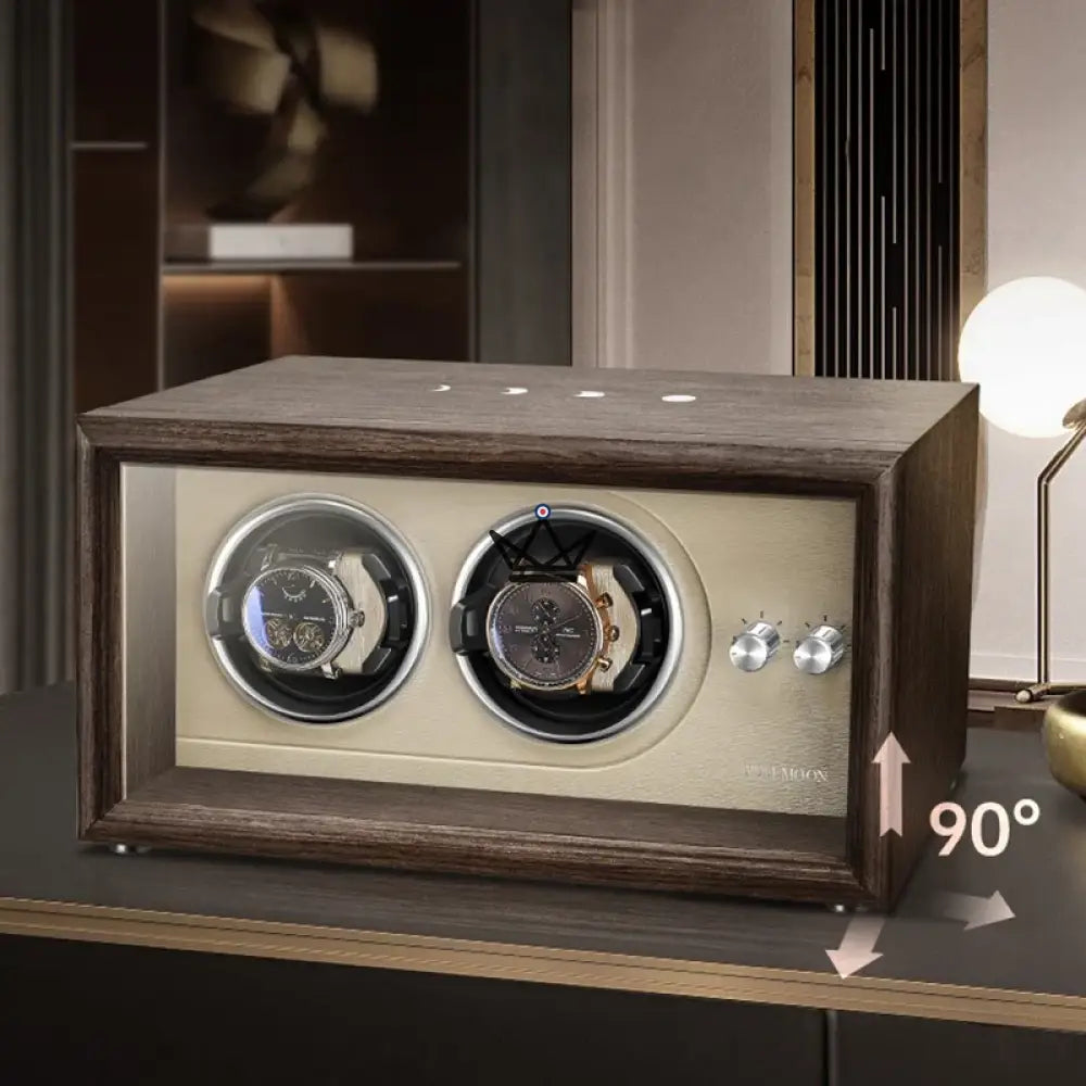 Uhrenbeweger Automatisch FULL MOON — Mondphasen, LED, Antimagnetisch, 2 oder 4 Uhren – Ansicht 5