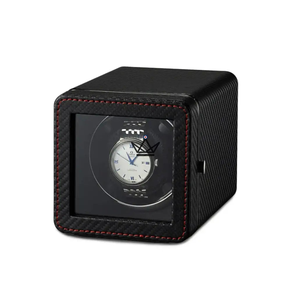 Uhrenbeweger für Automatikuhren PRESTIGE ÉQUINOXE — PU-Leder, blaue LED, 5 Modi, USB-C – Ansicht 13